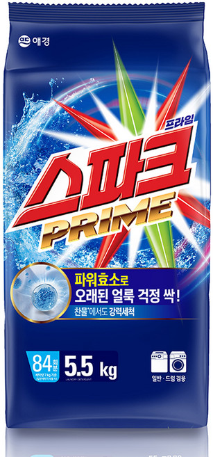 스파크 프라임 세제 리필, 5.5kg, 1개