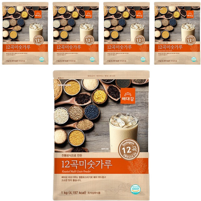 배대감 12곡 미숫가루, 1kg, 5개
