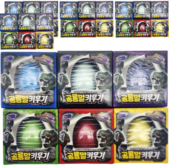재미존 공룡알 키우기 피규어 랜덤 발송, 30개