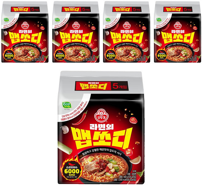 오뚜기 라면의 맵쏘디 120g, 25개