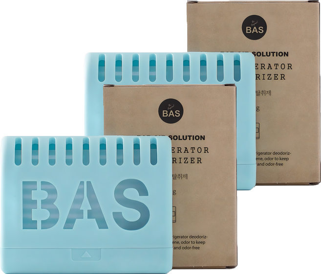 BAS 냉장고 탈취제 본품, 20g, 2개