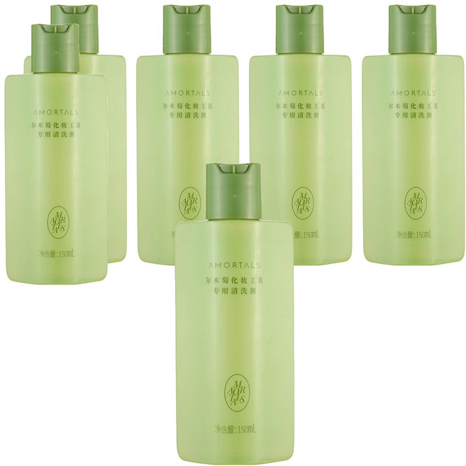 AMORTALS 爾木萄 粉撲刷具清潔液, 150ml, 6瓶