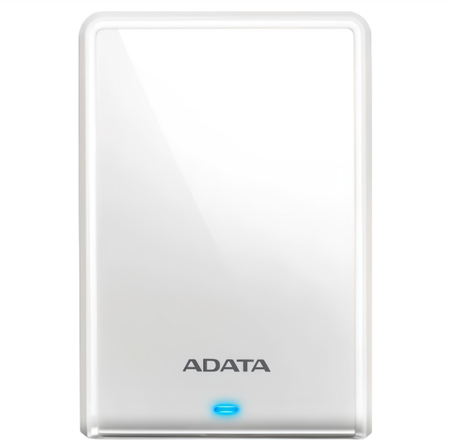 ADATA 威剛 U3輕巧防刮行動硬碟 HV620s, 2TB, 白色, 1個