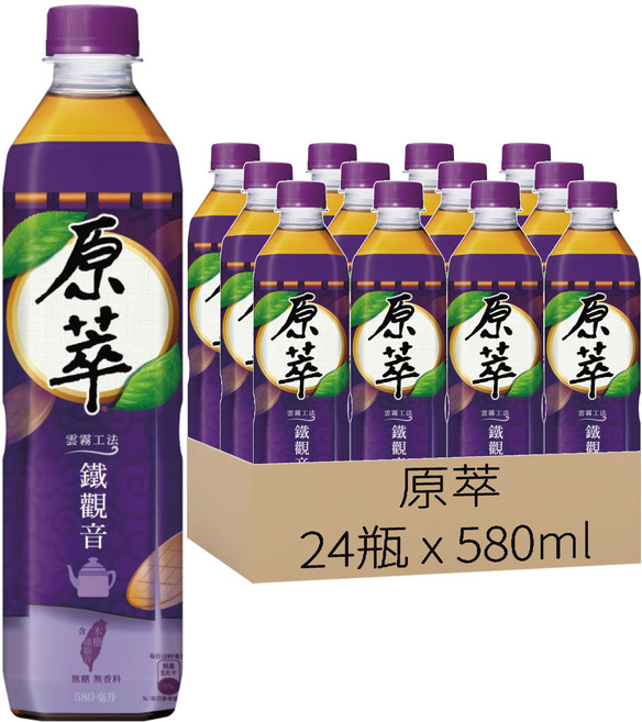 原萃 鐵觀音, 580ml, 24瓶