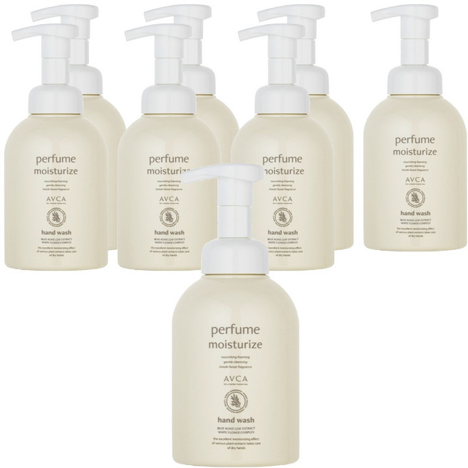 아브카 퍼퓸 핸드 워시 베이비 파우더, 500ml, 8개