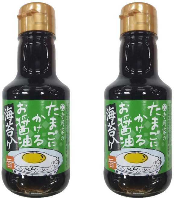 테라오카 계란에 뿌리는 김맛 간장소스, 150ml, 2개