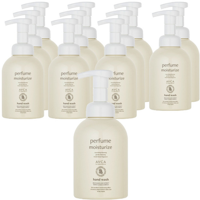 아브카 퍼퓸 핸드 워시 베이비 파우더, 500ml, 12개