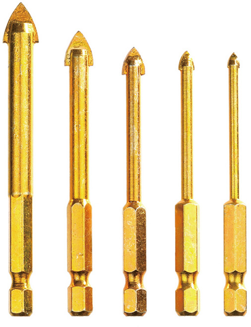 스탠맨 유리 타일 드릴 비트 5종 세트, 1세트