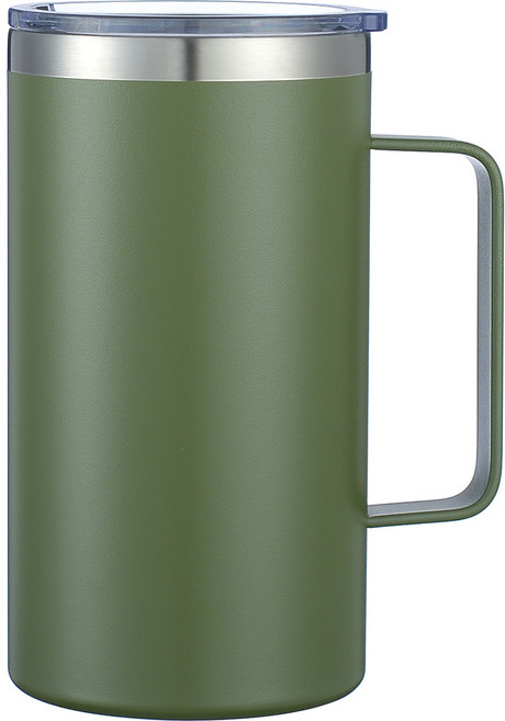 워터하마 비비드 텀블러 머그컵 710ml, 다크그린, 1개