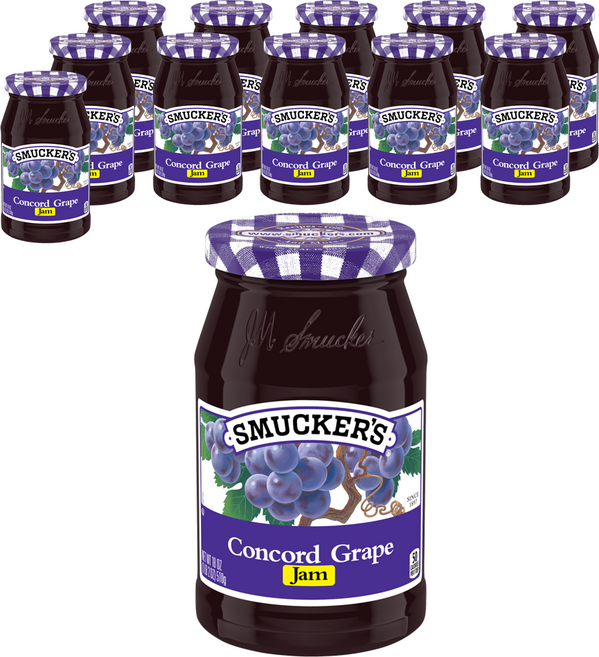 SMUCKER'S 盛美家 葡萄果醬, 12罐, 510g