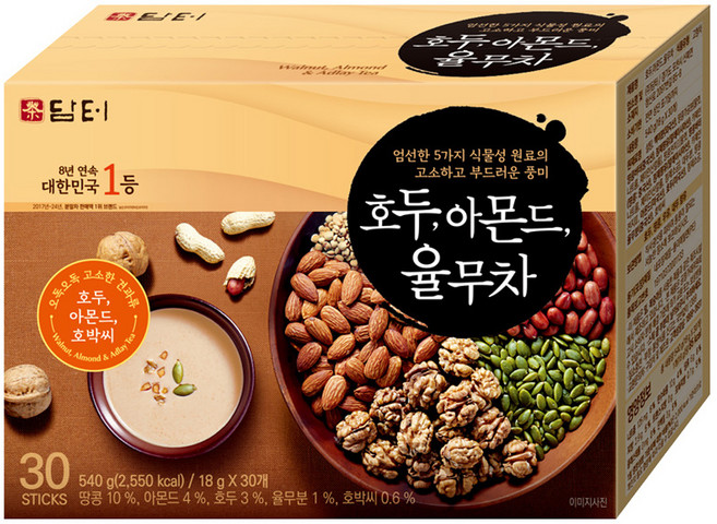 담터 호두 아몬드 율무차, 18g, 30개입, 1개