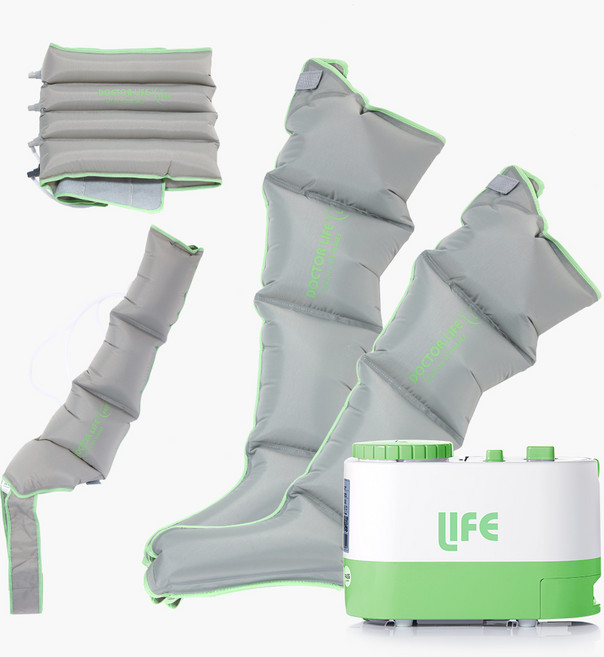 닥터라이프 공기압 의료기기 종아리 다리 팔 허리 혈액순환 마사지기 풀세트 LIFE 3 PLUS, 혼합색상