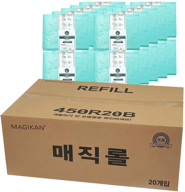 MAGIKAN Magic Roll 450 綠色 20入, 1個, 58L/68L
