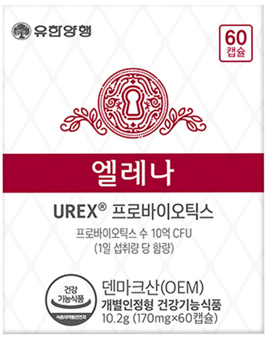 엘레나 유렉스 프로바이오틱스 유산균, 60정, 1개