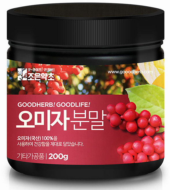 조은약초 오미자가루, 200g, 1개
