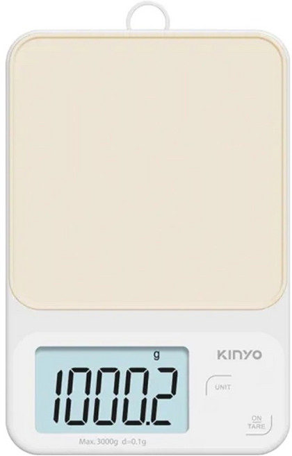 Kinyo 高精準料理秤, DS-018, 3kg, 單色