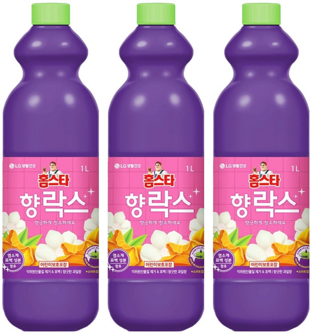 홈스타 향 락스, 1L, 3개