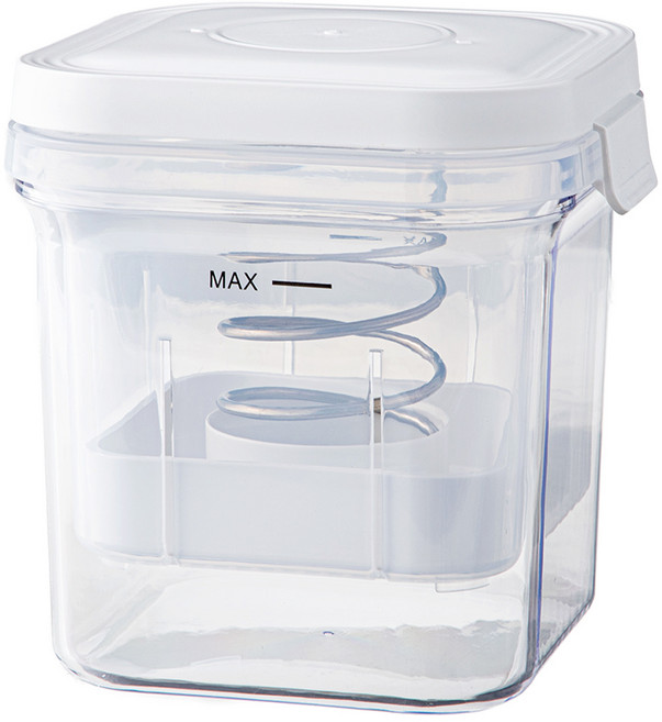 코멧 강력 스프링 채소 탈수기, 화이트, 1개