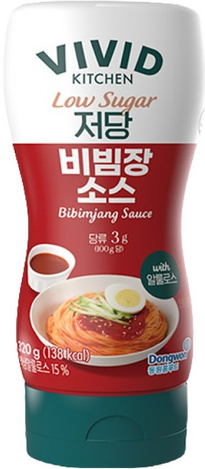 비비드키친 저당 비빔장소스, 320g, 1개