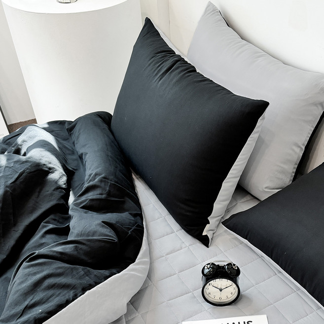 루시드슬립 국내산 부드러운 디어마이 리버서블 워싱 베개커버 2p