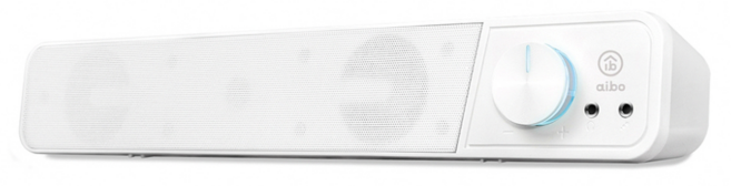 aibo LA108 USB單件式 多媒體環繞喇叭 52mm單體 金屬鐵網罩 音量控制, 白色, LY-ENLA108-W