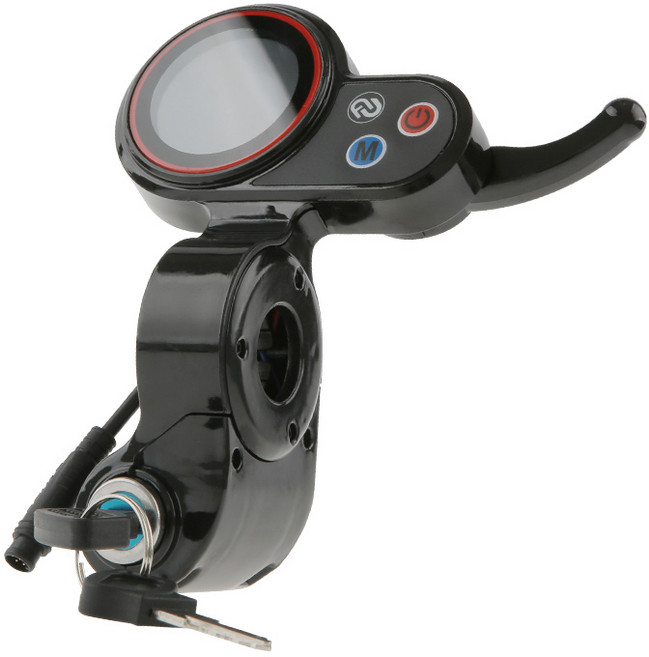 AU TECH Redwing 電動滑板車 36V 速度計 鑰匙盒型, 黑色, 1個