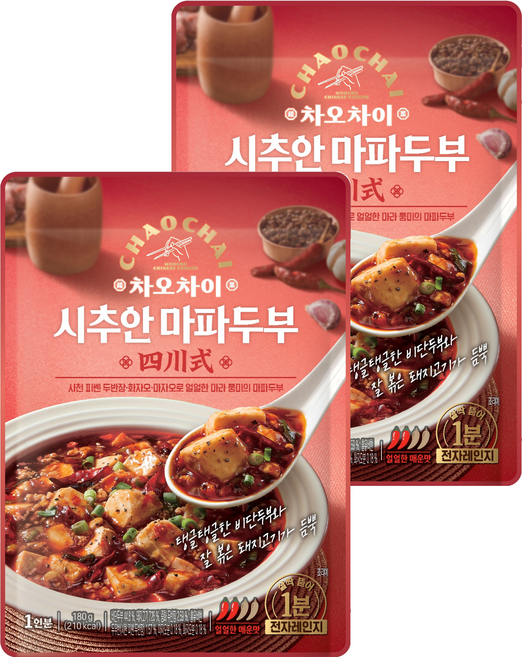 차오차이 시추안 마파두부, 180g, 2개