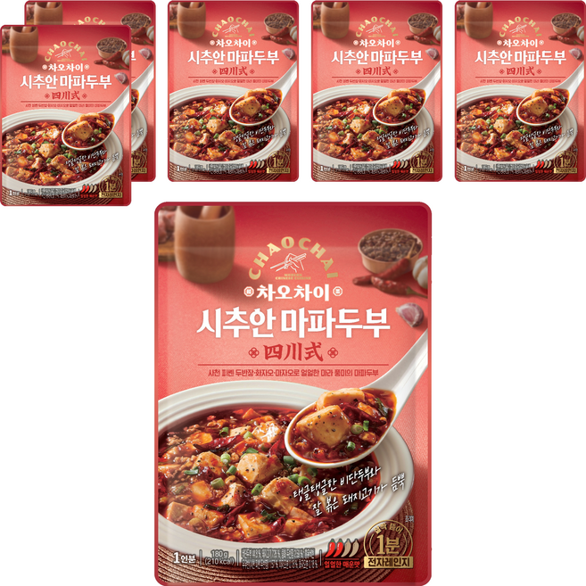차오차이 시추안 마파두부, 180g, 6개
