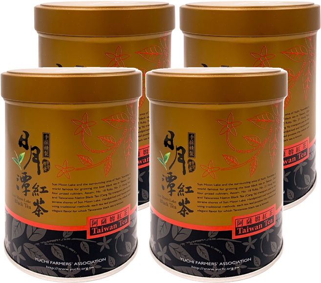 魚池鄉農會 精選茶葉 阿薩姆紅茶, 75g, 1入, 4罐