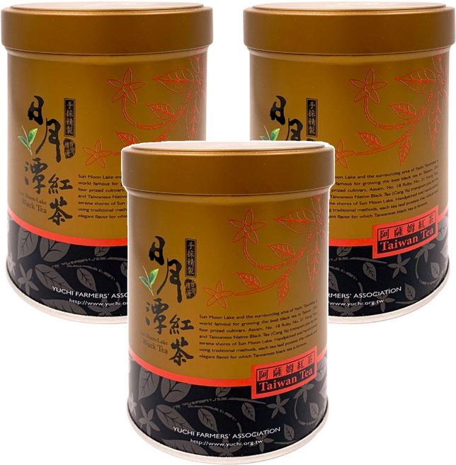 魚池鄉農會 精選茶葉 阿薩姆紅茶, 75g, 1入, 3罐