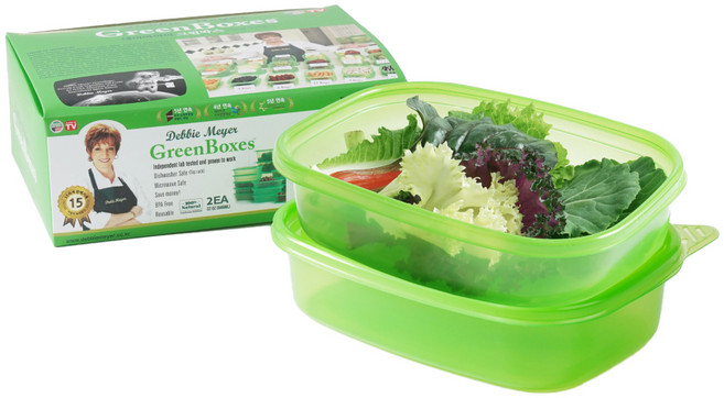 데비마이어 그린박스 직사각, 2개, 946ml