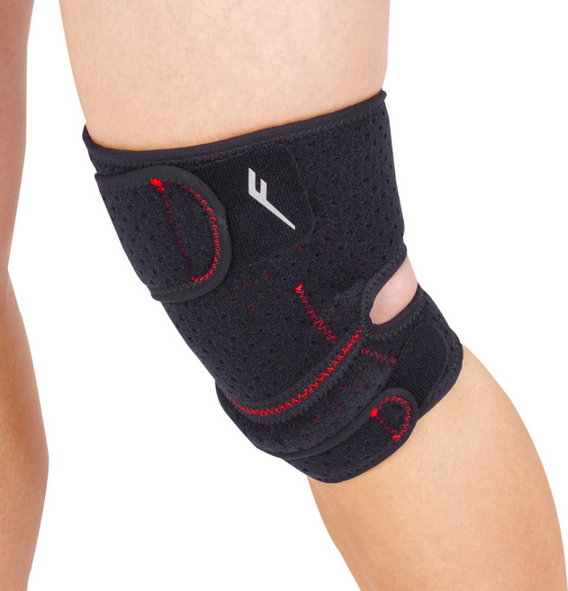 프로스펙스 액티브 무릎 보호대 풀커버형, 블랙, 1개