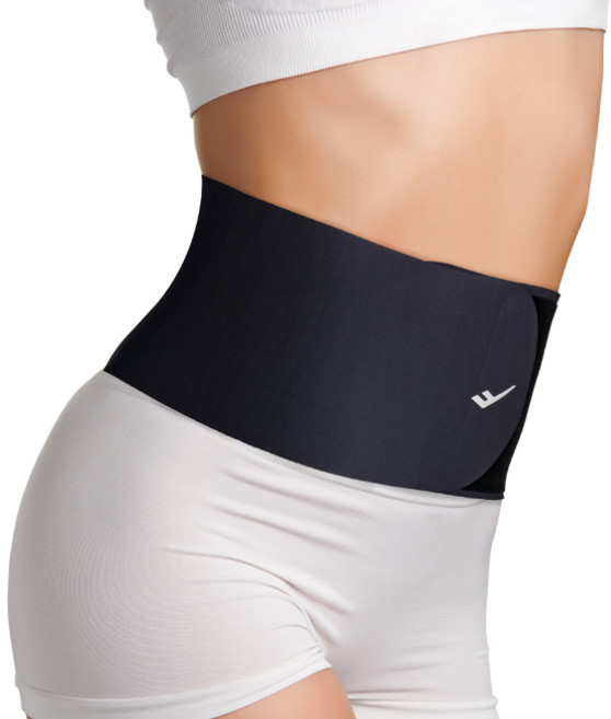 프로스펙스 스킨 핏 허리 압박 밴드, 1개, 블랙