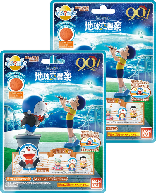 BANDAI 哆啦A夢沐浴球 內附玩具 7歲以上, 75g, 2個