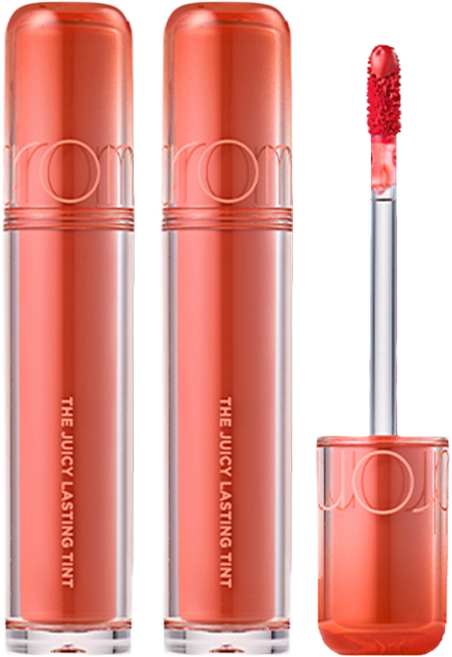 롬앤 더 쥬시 래스팅 틴트, 08 핑크 펌킨, 2개