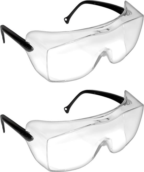쓰리엠 안경겸착용 보안경 OX1000, 투명, 2개