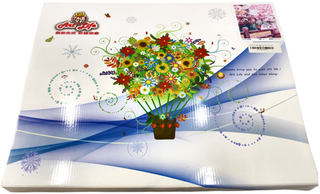 ArtLife 藝術生活 數字油畫DIY DT164 40 x 50cm, 花見貓, 1組