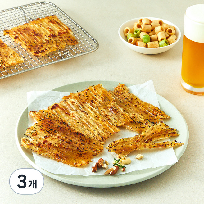 선홍수산식품 두툼한 순살 가득 왕 아귀포, 200g, 3개