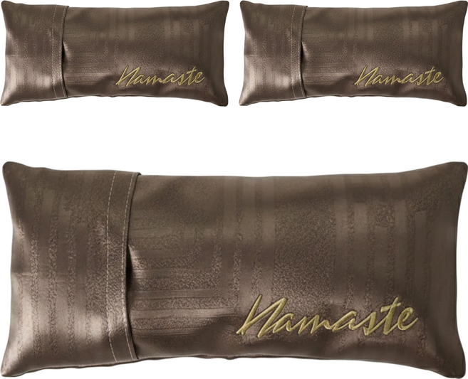 台灣 NAMASTE 舒壓眼枕 A401-640-1 22cm x 9.5cm 籐棕 195g, 1個, 3個