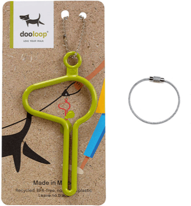 두루프 올네이쳐 풉키링 배변봉투 홀더 + 코팅 와이어링 세트, 말차그린(풉키링), 실버(와이어링), 1세트