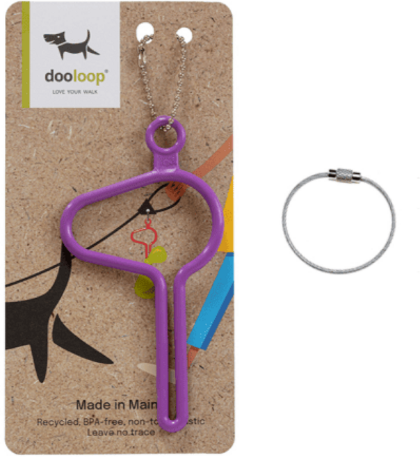 두루프 올네이쳐 풉키링 배변봉투 홀더 + 코팅 와이어링 세트, 라일락퍼플(풉키링), 실버(와이어링), 1세트