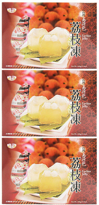 ROYAL FAMILY 皇族 荔枝凍, 3個, 500g