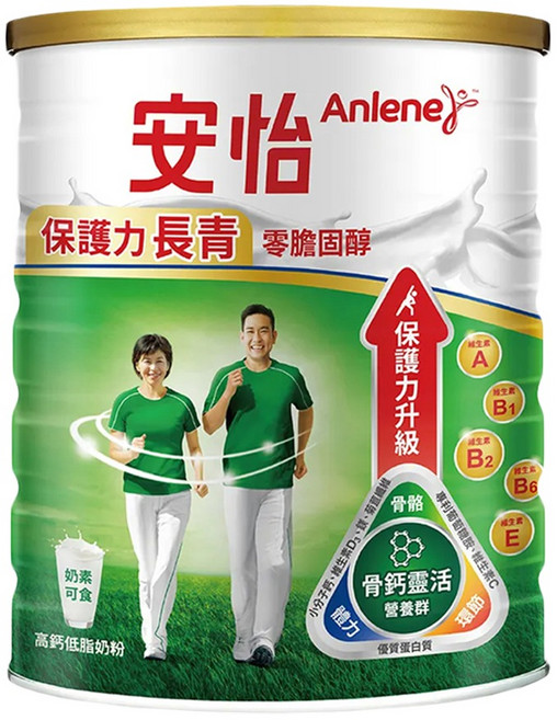 Anlene 安怡 長青高鈣低脂奶粉, 1.5kg, 1罐