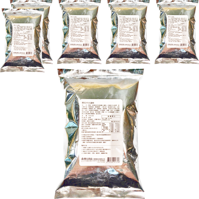 開元食品 卡士達粉, 1kg, 6包