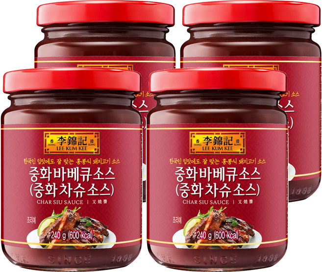 이금기 중화 바베큐 소스, 240g, 4개