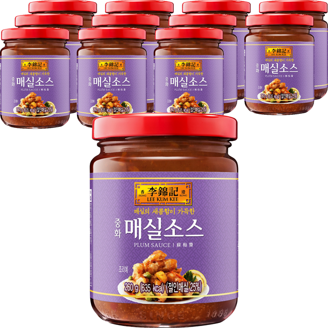 이금기 오뚜기 중화 매실소스, 260g, 12개