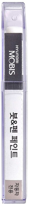현대모비스 붓펜 카페인트, 1개, 투명