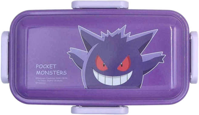 Skater 精靈寶可夢 耿鬼 便當盒 保鮮餐盒 抗菌加工Ag+, 1個