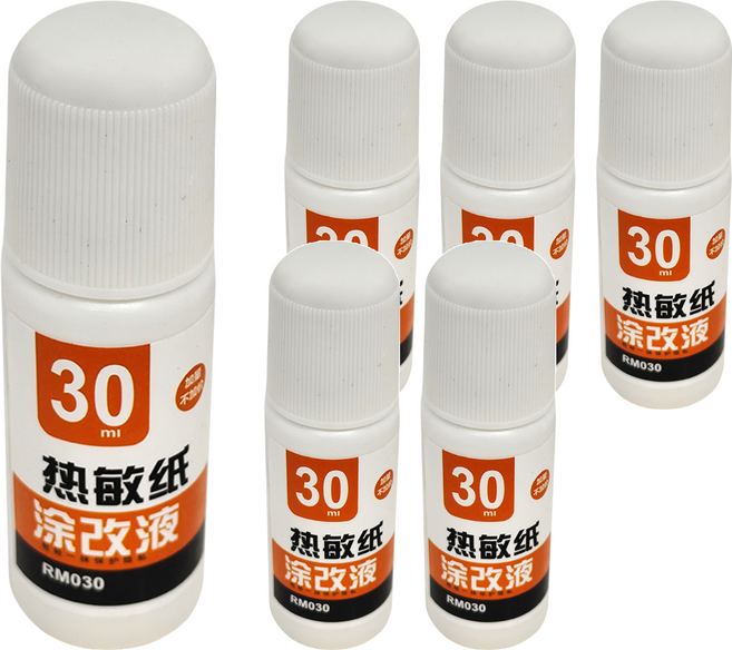 小麥購物 快遞單塗改液 塗抹款 E108, 6瓶, 30ml
