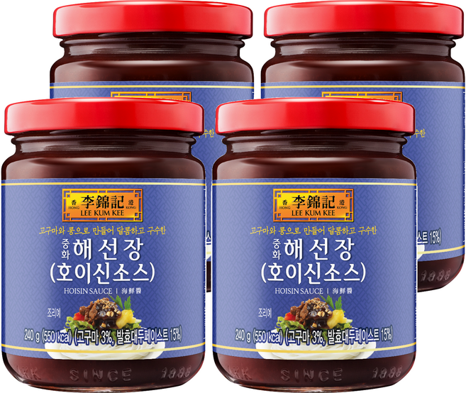 이금기 중화 해선장 소스, 240g, 4개